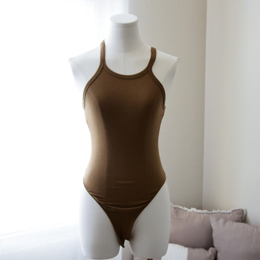 danielle bernstein Brown bodysuit size XS NWT